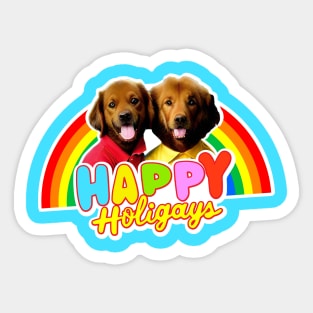 Happy Holigays Sticker